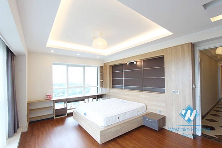 Large size wonderful apartment for rent in Ciputra Compound, Tay Ho, Hanoi